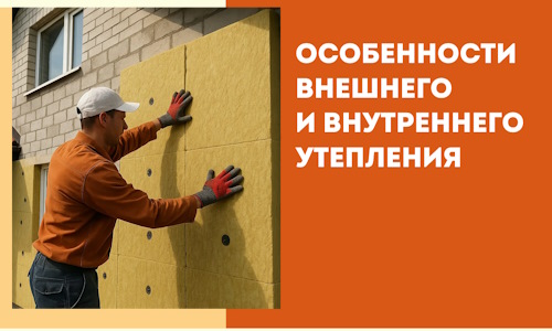 Какие особенности внешнего и внутреннего утепления в Электростали