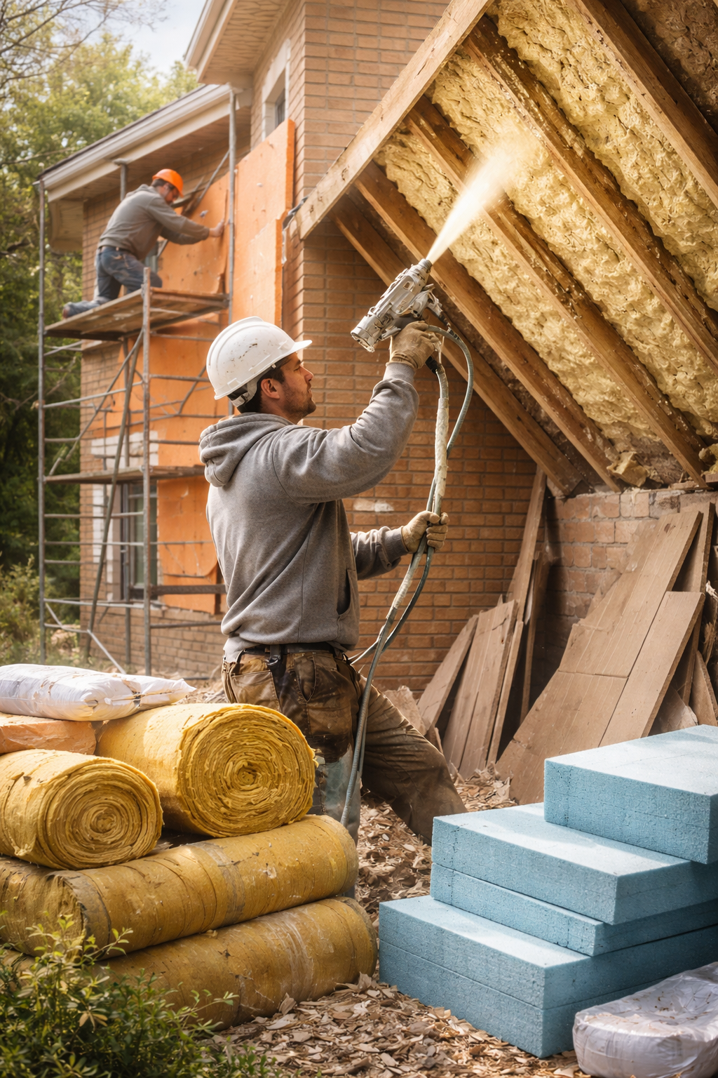 Утепление домов в Электростали под ключ от 4255 руб/м2 | Профессионально — ТепломастерЭлк