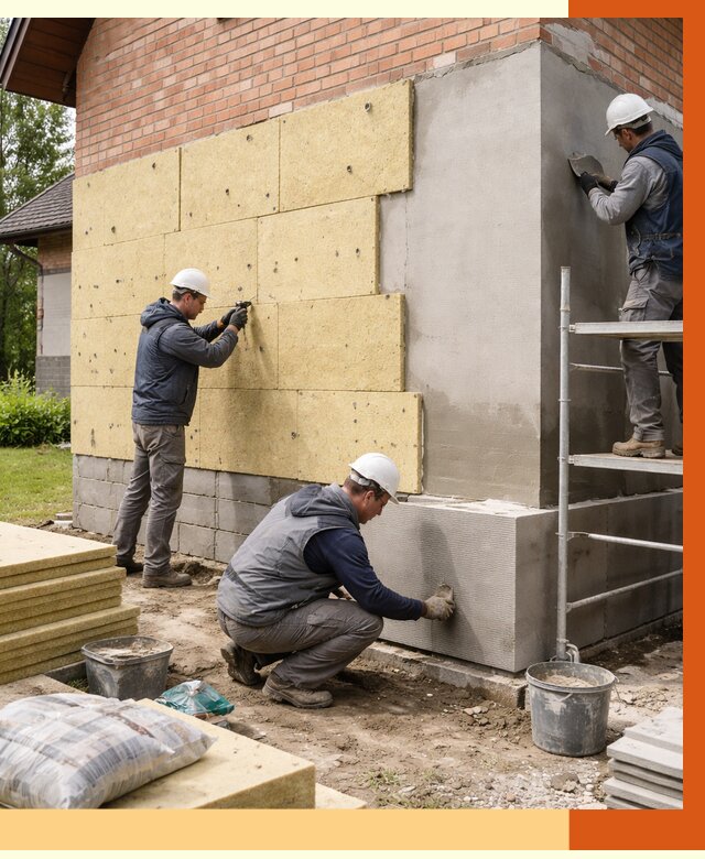 Утепление частного дома в Электростали под ключ от 7598 руб/м2 — недорого | ТепломастерЭлк