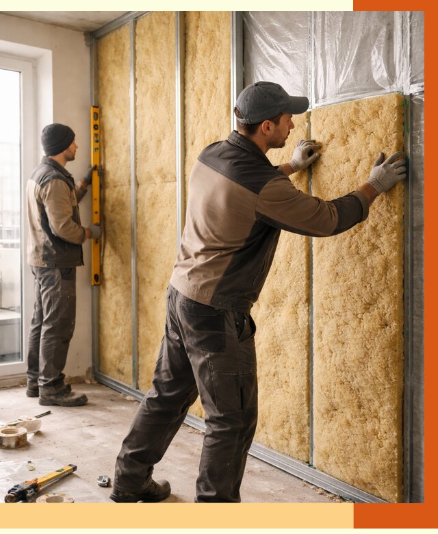 Утепление квартиры изнутри в Электростали от 4407 руб. за м2 | Проф. работы ТепломастерЭлк