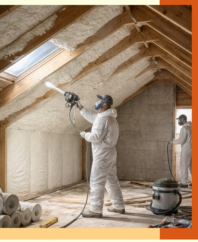 Утепление мансарды ППУ в Электростали от 2786 руб./м² — заказать под ключ | ТепломастерЭлк