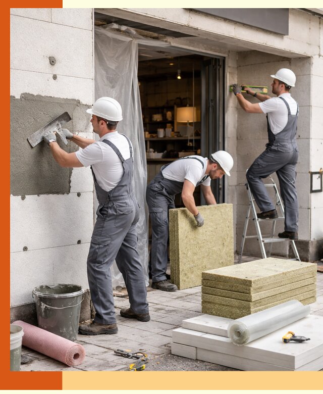 Утепление кафе в Электростали: профессиональная теплоизоляция и монтаж