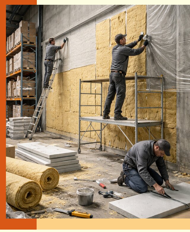 Утепление холодного склада под ключ в Электростали