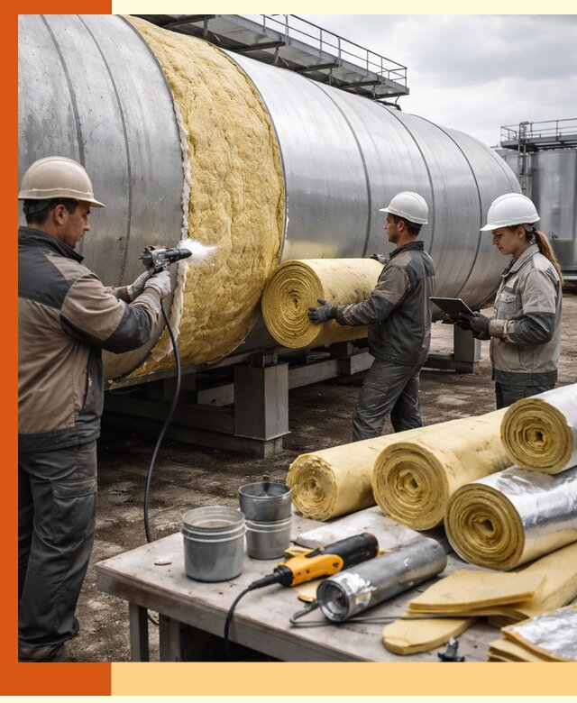 Утепление цистерны в Электростали — утеплители и монтаж под ключ