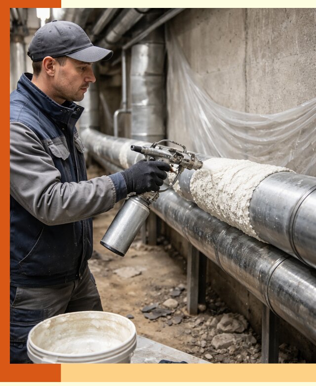 Утепление труб жидкой теплоизоляцией в Электростали