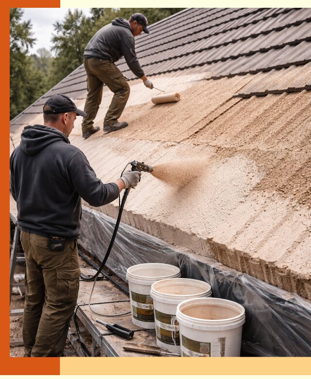 Утепление кровли жидкой пробкой в Электростали для домов и зданий
