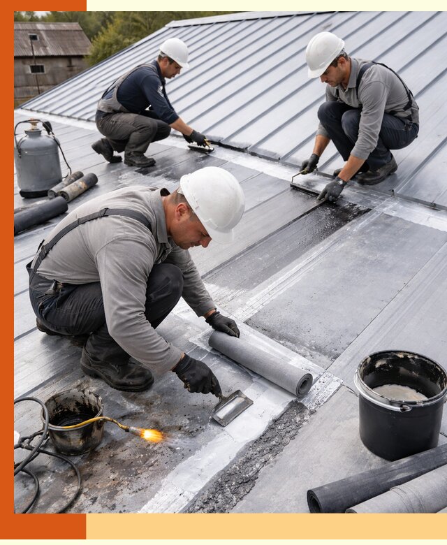 Гидроизоляция металлической кровли с гарантией в Электростали